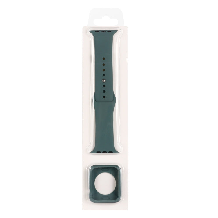 สายซิลิโคนและเคสกันนาฬิกาแบบชุดเปลี่ยน สำหรับ Apple Watch Series 9 / 8 / 7 ขนาด 41mm และ 45mm