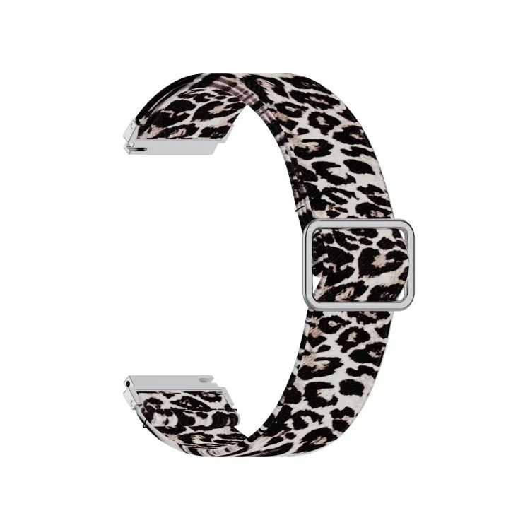 Adjustable Elastic Printing Replacement Watchband, 20mm For Samsung Galaxy Watch Active2 / Active, 22mm For Galaxy Watch3 45mm/ Huawei Watch GT 2 Pro