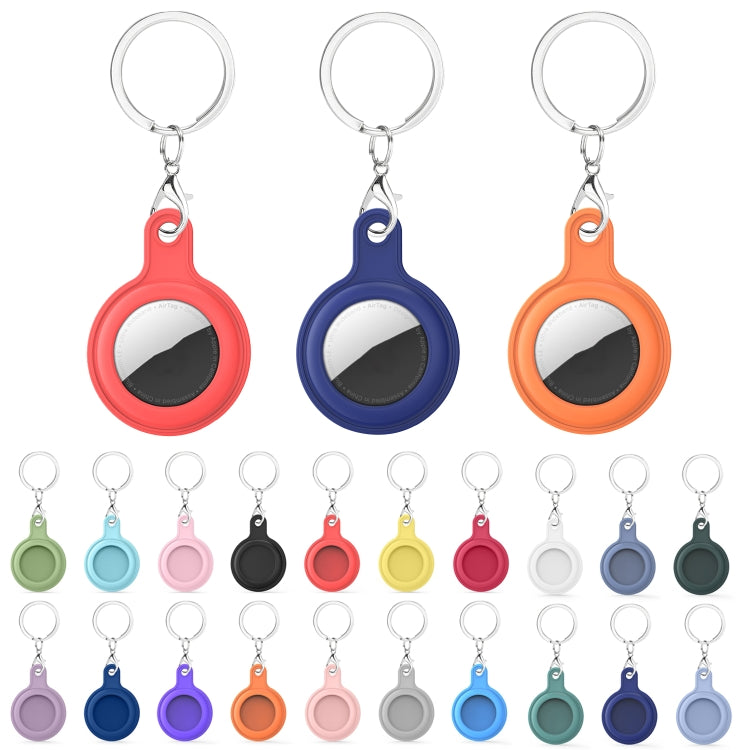 เคสหนังเจลพร้อมพวงกุญแจสลับได้ สำหรับ AirTag รุ่นที่ 2 / รุ่นที่ 1