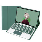 YT098B-A เคสหนังคีย์บอร์ดบลูทูธถอดได้ลายผิวหนังสีลูกกวาด ปุ่มกลม พร้อมระบบสัมผัส สำหรับ iPad Air 11 2024 / 2025 / Air 4 10.9 2020 / Air 5 10.9 2022 (สีม่วง), สำหรับ iPad 10.2 2020 & 2019 / Air 2019 / Pro 10.5 นิ้ว