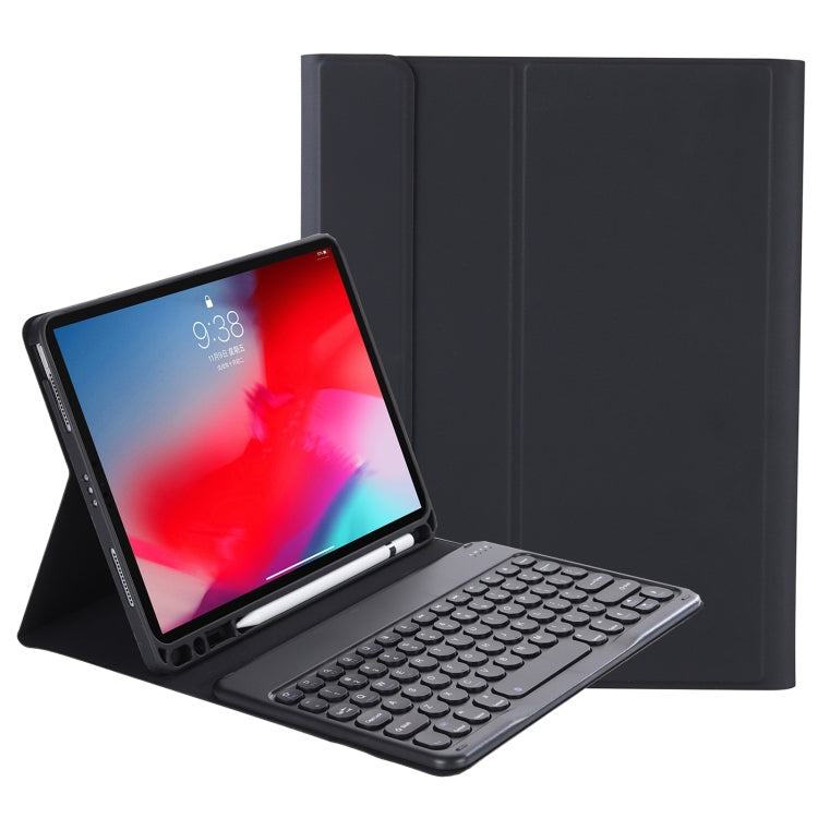 YT11B เคสหนังคีย์บอร์ดบลูทูธถอดได้ลายผิวหนังสีลูกกวาด สำหรับ iPad Air 4 2020 / Air 5 2022 / Pro 11 นิ้ว 2022 / 2021 / 2020 / 2018 (สีขาวน้ำแข็ง), สำหรับ iPad Air 11 2024 / 2025 / Air 2020 10.9