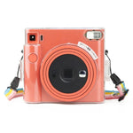 กระเป๋ากล้องคริสตัลใสพร้อมสายสะพายไหล่สำหรับ Fujifilm Instax Square SQ1, สำหรับ Fujifilm Instax Square SQ1