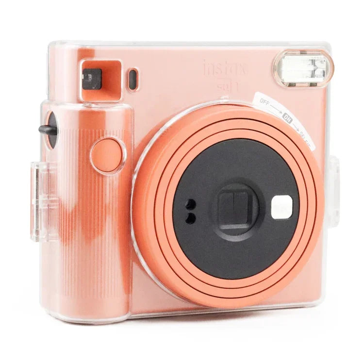 กระเป๋ากล้องคริสตัลใสพร้อมสายสะพายไหล่สำหรับ Fujifilm Instax Square SQ1, สำหรับ Fujifilm Instax Square SQ1