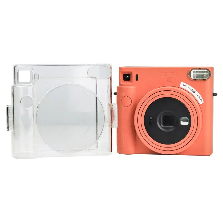 กระเป๋ากล้องคริสตัลใสพร้อมสายสะพายไหล่สำหรับ Fujifilm Instax Square SQ1, สำหรับ Fujifilm Instax Square SQ1