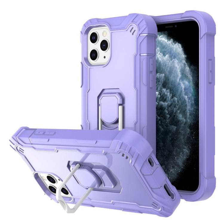 PC + Rubber 3-layers Shockproof Protective Case with Rotating Holder, For iPhone 8 Plus / 7 Plus, For iPhone 11, For iPhone 11 Pro, For iPhone 11 Pro Max