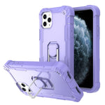 PC + Rubber 3-layers Shockproof Protective Case with Rotating Holder, For iPhone 8 Plus / 7 Plus, For iPhone 11, For iPhone 11 Pro, For iPhone 11 Pro Max