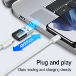 JOYROOM S-H152 อะแดปเตอร์ OTG USB ตัวผู้เป็น USB-C / Type-C ตัวเมีย 3A, S-H152