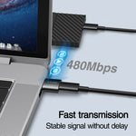 JOYROOM S-H152 อะแดปเตอร์ OTG USB ตัวผู้เป็น USB-C / Type-C ตัวเมีย 3A, S-H152