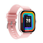 นาฬิกาอัจฉริยะหน้าจอ TFT 1.69 นิ้ว รุ่น GT20 กันน้ำมาตรฐาน IP67 รองรับการควบคุมเพลง / โทรผ่านบลูทูธ / ตรวจวัดอัตราการเต้นของหัวใจ / ตรวจวัดความดันโลหิต สายซิลิโคน, สายเหล็ก