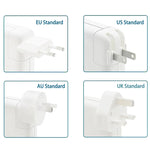 อะแดปเตอร์ไฟ MagSafe 2 60W 16.5V 3.65A 5 พิน รุ่น A1435 สำหรับ MacBook ความยาวสาย 1.6 ม., ปลั๊ก 60W แบบ AU, ปลั๊ก 60W แบบ EU, ปลั๊ก 60W แบบ UK