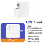 อะแดปเตอร์ไฟ MagSafe 2 45W 14.85V 3.05A 5 พิน รุ่น A1436 สำหรับ MacBook ความยาวสาย 1.6 ม., ปลั๊ก 45W แบบ AU, ปลั๊ก 45W แบบ EU, ปลั๊ก 45W แบบ UK