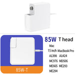 อะแดปเตอร์ไฟ MagSafe 2 85W 20V 4.25A 5 พิน รุ่น A1424 สำหรับ MacBook ความยาวสาย 1.6 ม., ปลั๊ก 85W แบบ UK, ปลั๊ก 85W แบบ AU, ปลั๊ก 85W แบบ EU