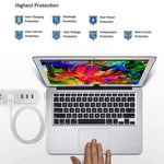 อะแดปเตอร์ไฟ MagSafe 2 85W 20V 4.25A 5 พิน รุ่น A1424 สำหรับ MacBook ความยาวสาย 1.6 ม., ปลั๊ก 85W แบบ UK, ปลั๊ก 85W แบบ AU, ปลั๊ก 85W แบบ EU