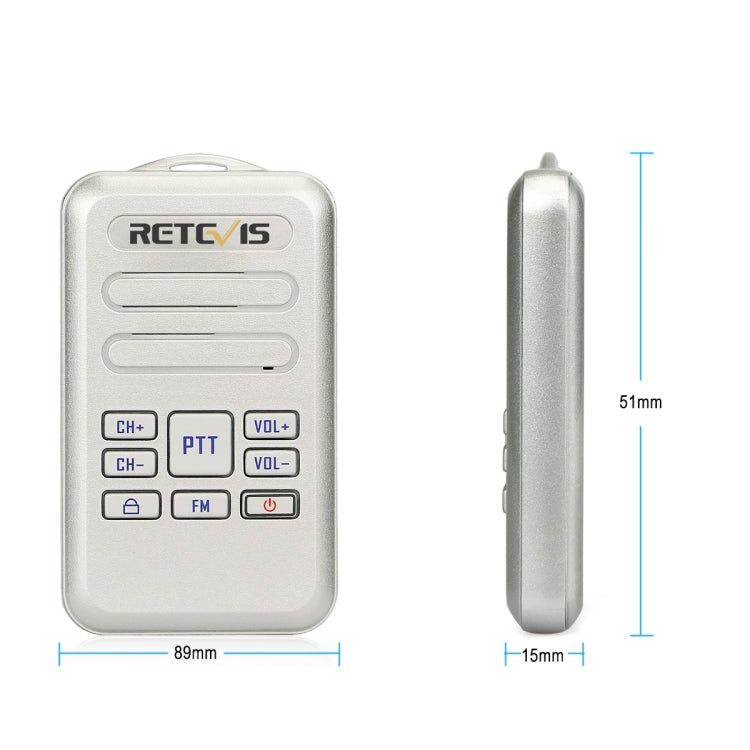 RETEVIS RT20 วิทยุสื่อสารสองทาง FM ขนาดเล็ก 2W 400-470MHz 16 ช่อง, RT20 ปลั๊ก US, RT20 ปลั๊ก EU