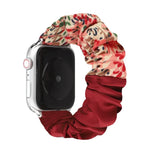 สายรัดนาฬิกาผ้าลายผีเสื้อ สำหรับ Apple Watch Ultra 49 มม. / Series 8&7 45 มม. / SE 2&6&SE&5&4 44 มม. / 3&2&1 42 มม. / สำหรับ Apple Watch Series 8&7 41 มม. / SE 2&6&SE&5&4 40 มม. / 3&2&1 38 มม.