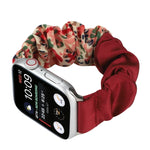 สายรัดนาฬิกาผ้าลายผีเสื้อ สำหรับ Apple Watch Ultra 49 มม. / Series 8&7 45 มม. / SE 2&6&SE&5&4 44 มม. / 3&2&1 42 มม. / สำหรับ Apple Watch Series 8&7 41 มม. / SE 2&6&SE&5&4 40 มม. / 3&2&1 38 มม.