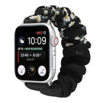 สายรัดนาฬิกาผ้าลายผีเสื้อ สำหรับ Apple Watch Ultra 49 มม. / Series 8&7 45 มม. / SE 2&6&SE&5&4 44 มม. / 3&2&1 42 มม. / สำหรับ Apple Watch Series 8&7 41 มม. / SE 2&6&SE&5&4 40 มม. / 3&2&1 38 มม.
