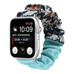 สายรัดนาฬิกาผ้าลายผีเสื้อ สำหรับ Apple Watch Ultra 49 มม. / Series 8&7 45 มม. / SE 2&6&SE&5&4 44 มม. / 3&2&1 42 มม. / สำหรับ Apple Watch Series 8&7 41 มม. / SE 2&6&SE&5&4 40 มม. / 3&2&1 38 มม.