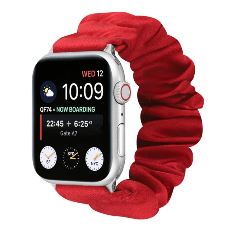 สายรัดนาฬิกาผ้าลายผีเสื้อ สำหรับ Apple Watch Ultra 49 มม. / Series 8&7 45 มม. / SE 2&6&SE&5&4 44 มม. / 3&2&1 42 มม. / สำหรับ Apple Watch Series 8&7 41 มม. / SE 2&6&SE&5&4 40 มม. / 3&2&1 38 มม.
