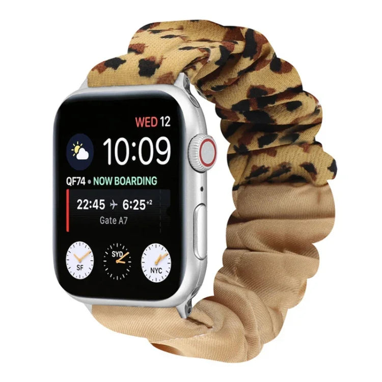 สายรัดนาฬิกาผ้าลายผีเสื้อ สำหรับ Apple Watch Ultra 49 มม. / Series 8&7 45 มม. / SE 2&6&SE&5&4 44 มม. / 3&2&1 42 มม. / สำหรับ Apple Watch Series 8&7 41 มม. / SE 2&6&SE&5&4 40 มม. / 3&2&1 38 มม.