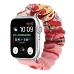 สายรัดนาฬิกาผ้าลายผีเสื้อ สำหรับ Apple Watch Ultra 49 มม. / Series 8&7 45 มม. / SE 2&6&SE&5&4 44 มม. / 3&2&1 42 มม. / สำหรับ Apple Watch Series 8&7 41 มม. / SE 2&6&SE&5&4 40 มม. / 3&2&1 38 มม.