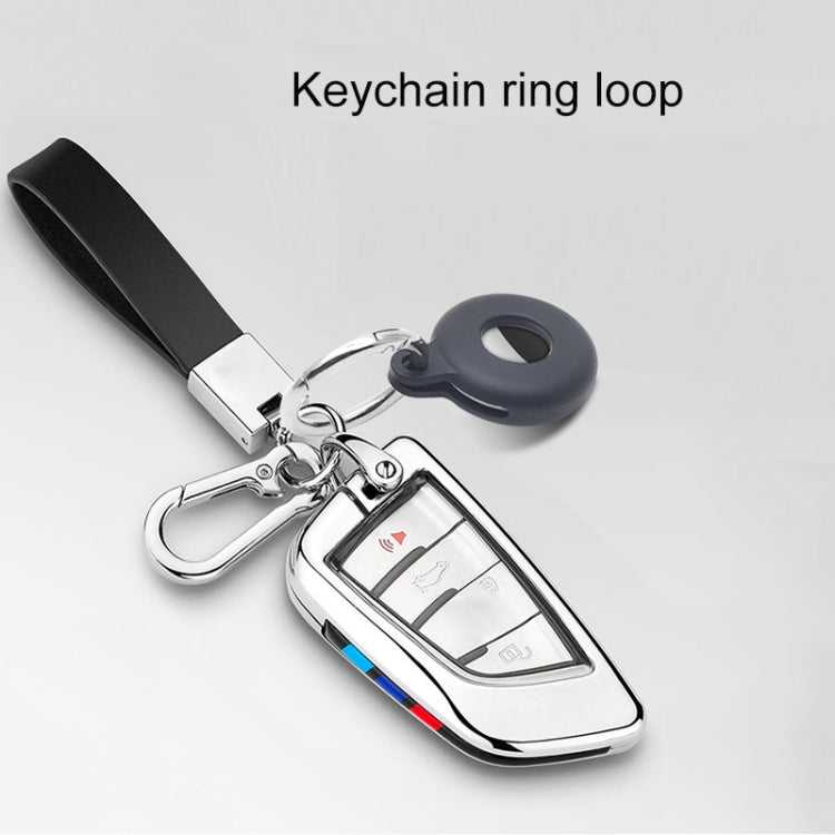 เคสซิลิโคนกันรอยกันกระแทกแบบกลวงพร้อมห่วงพวงกุญแจ สำหรับ AirTag