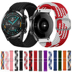 สายรัดนาฬิกาทดแทนถักไนลอนยืดหยุ่นปรับได้ สำหรับ Samsung Galaxy Watch 3 ขนาด 45 มม.