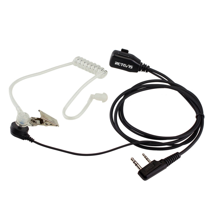 RETEVIS C9003 ไมโครโฟนลำโพง PTT แบบ 2 ขา พร้อมท่อเสียงหูฟังในหู C9003