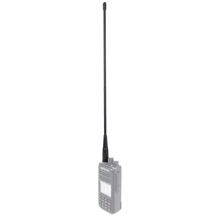 เสาอากาศสองย่าน SMA-M ตัวผู้ RETEVIS RHD-771 136-174+400-480MHz สำหรับ RT1/RT2/RT3 TYT MD-380/UV8000D, RHD-771 SMA-M