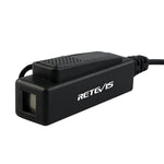 ไมโครโฟนหูฟังท่อเสียงสองสาย RETEVIS R-1M21 สำหรับ Motorola XPR6000/XPR6550/DP4800/DP4801, R-1M21