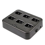 แท่นชาร์จวิทยุสื่อสาร RETEVIS RTC777 หกช่อง สำหรับ Retevis H777, ปลั๊ก RTC777 AU, ปลั๊ก RTC777 US, ปลั๊ก RTC777 EU, ปลั๊ก RTC777 UK