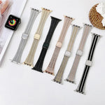สายรัดนาฬิกาเหล็กลายเส้นคู่ สำหรับ Apple Watch Series 7 41 มม. / & 6 & SE & 5 & 4 40 มม. / สำหรับ Apple Watch Series 7 45 มม. / & 6 & SE & 5 & 4 44 มม.