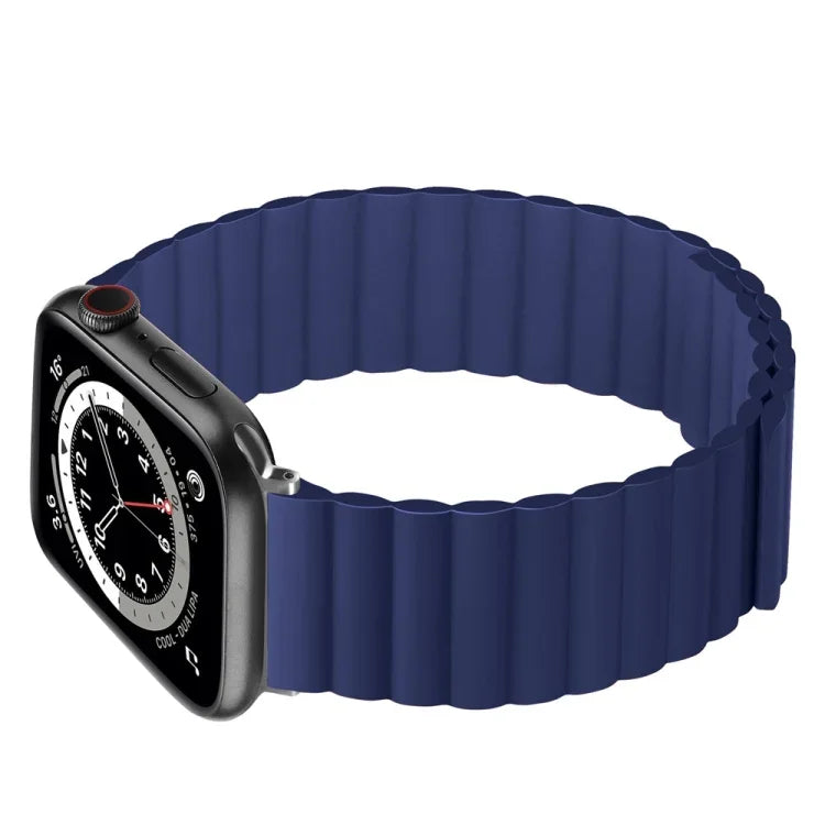 สายรัดนาฬิกาซิลิโคนแม่เหล็ก สำหรับ Apple Watch Series 7 41 มม. / & 6 & SE & 5 & 4 40 มม. / สำหรับ Apple Watch Series 7 45 มม. / & 6 & SE & 5 & 4 44 มม.