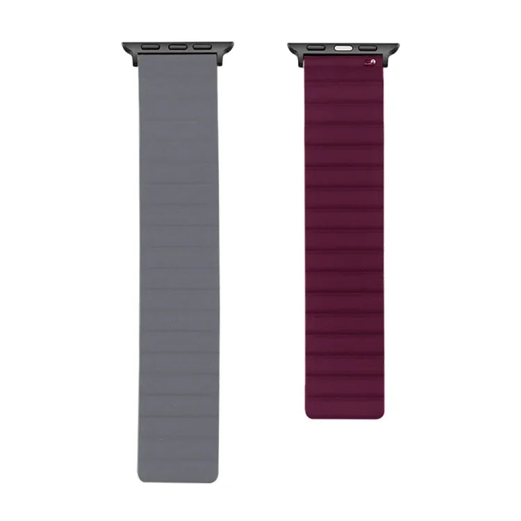 สายรัดนาฬิกาซิลิโคนแม่เหล็ก สำหรับ Apple Watch Series 7 41 มม. / & 6 & SE & 5 & 4 40 มม. / สำหรับ Apple Watch Series 7 45 มม. / & 6 & SE & 5 & 4 44 มม.