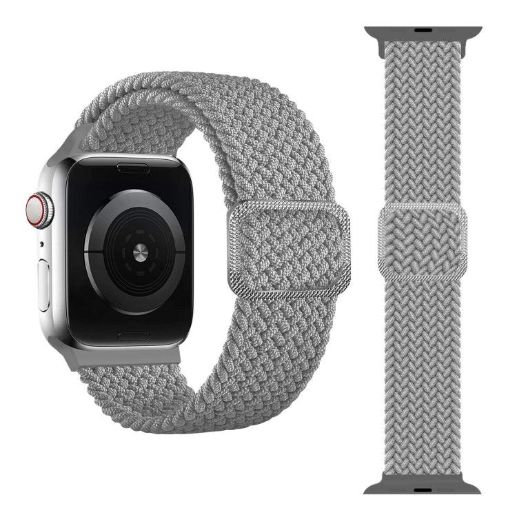สายรัดนาฬิกายืดถักแบบหัวเข็มขัด สำหรับ Apple Watch Series 9&8&7 41 มม. / SE 3&SE 2&6&SE&5&4 40 มม. / 3&2&1 38 มม. (สีรุ้ง) / สำหรับ Apple Watch Series 7 45 มม. / 6 & SE & 5 & 4 44 มม. / 3 & 2 & 1 42 มม.
