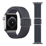 สายรัดนาฬิกายืดถักแบบหัวเข็มขัด สำหรับ Apple Watch Series 9&8&7 41 มม. / SE 3&SE 2&6&SE&5&4 40 มม. / 3&2&1 38 มม. (สีรุ้ง) / สำหรับ Apple Watch Series 7 45 มม. / 6 & SE & 5 & 4 44 มม. / 3 & 2 & 1 42 มม.