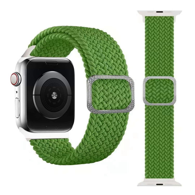 สายรัดนาฬิกายืดหยุ่นถักพร้อมหัวเข็มขัด สำหรับ Apple Watch Series 9&8&7 ขนาด 41 มม. / SE 3&SE 2&6&SE&5&4 ขนาด 40 มม. / 3&2&1 ขนาด 38 มม. (สีรุ้ง) สำหรับ Apple Watch Series 8&7 ขนาด 41 มม. / SE 2&6&SE&5&4 ขนาด 40 มม. / 3&2&1 ขนาด 38 มม.