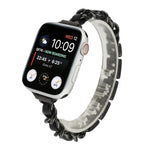 สายรัดนาฬิกาสแตนเลสสตีลเม็ดเจ็ดสำหรับข้อมือเล็ก สำหรับ Apple Watch Series 6 & SE & สำหรับ Apple Watch Ultra 49 มม. / Series 8&7 45 มม. / SE 2&6&SE&5&4 44 มม. / 3&2&1 42 มม. สำหรับ Apple Watch Series 8&7 41 มม. / SE 2&6&SE&5&4 40 มม. / 3&2&1 38 มม.