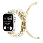 สายรัดนาฬิกาไนลอนลูกปัดเชือกกันฝนสำหรับ Apple Watch Series 6 & SE &, Apple Watch Ultra 49 มม. / Series 8&7 45 มม. / SE 2&6&SE&5&4 44 มม. / 3&2&1 42 มม., Apple Watch Series 8&7 41 มม. / SE 2&6&SE&5&4 40 มม. / 3&2&1 38 มม.