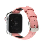 สายรัดนาฬิกาหนังแท้บาง 14 มม. สำหรับ Apple Watch Series, 7 45 มม. / 6 & SE & 5 & 4 44 มม. / 3 & 2 & 1 42 มม., 7 41 มม. / 6 & SE & 5 & 4 40 มม. / 3 & 2 & 1 38 มม.