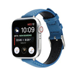 สายรัดนาฬิกาหนังแท้บาง 14 มม. สำหรับ Apple Watch Series, 7 45 มม. / 6 & SE & 5 & 4 44 มม. / 3 & 2 & 1 42 มม., 7 41 มม. / 6 & SE & 5 & 4 40 มม. / 3 & 2 & 1 38 มม.