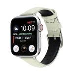 สายรัดนาฬิกาหนังแท้บาง 14 มม. สำหรับ Apple Watch Series, 7 45 มม. / 6 & SE & 5 & 4 44 มม. / 3 & 2 & 1 42 มม., 7 41 มม. / 6 & SE & 5 & 4 40 มม. / 3 & 2 & 1 38 มม.