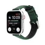 สายรัดนาฬิกาหนังแท้บาง 14 มม. สำหรับ Apple Watch Series, 7 45 มม. / 6 & SE & 5 & 4 44 มม. / 3 & 2 & 1 42 มม., 7 41 มม. / 6 & SE & 5 & 4 40 มม. / 3 & 2 & 1 38 มม.