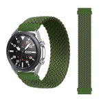 For Garmin Vivoactive 3 Adjustable Nylon Braided Elasticity Replacement Strap Watchband, 165mm