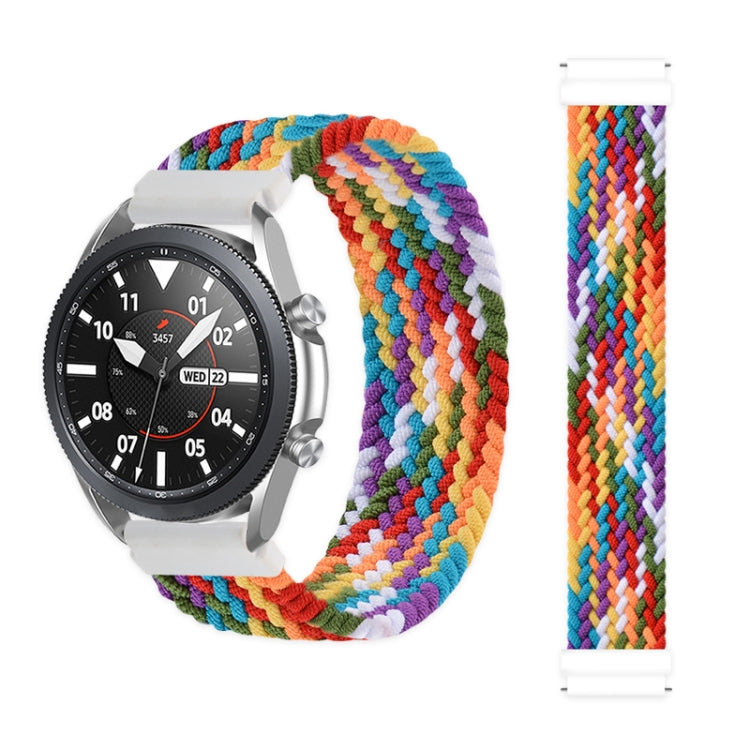 สายรัดนาฬิกาไนลอนถักยืดหยุ่นปรับได้ สำหรับ Samsung Galaxy Watch 42mm, 125mm, 135mm, 145mm, 155mm