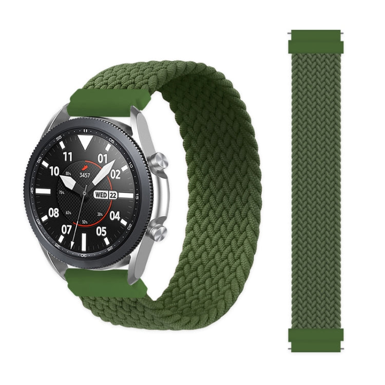 For Samsung Galaxy Watch 42mm Adjustable Nylon Braided Elasticity Replacement Strap Watchband, 125mm, 135mm, 145mm, 155mm