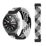 For Samsung Galaxy Watch 3 45mm Adjustable Nylon Braided Elasticity Replacement Strap Watchband, 165mm