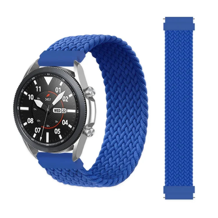 สำหรับ Samsung Galaxy Watch Active / Active2 40 มม. / Active2 44 มม. สายรัดเปลี่ยนไนลอนถักยืดหยุ่น ปรับขนาดได้ ความยาว 165 มม.