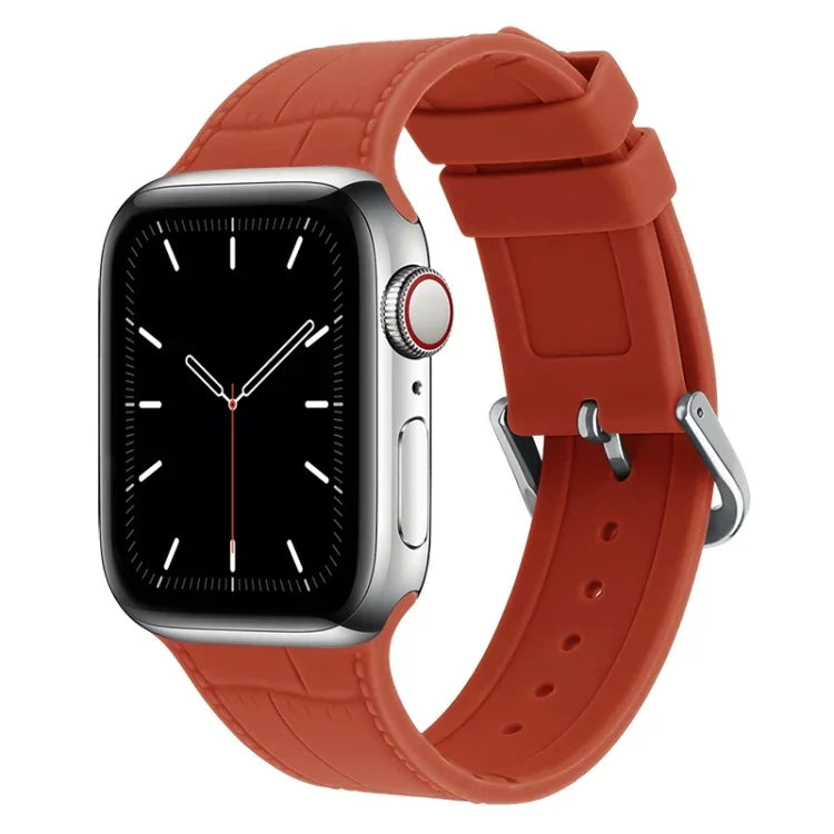 Bamboo Joint Silicone Replacement Strap Watchband, For Apple Watch Series 7  41mm / & 6 & SE & 5 & 4 40mm, For Apple Watch Series  7  45mm / & 6 & SE & 5 & 4 44mm