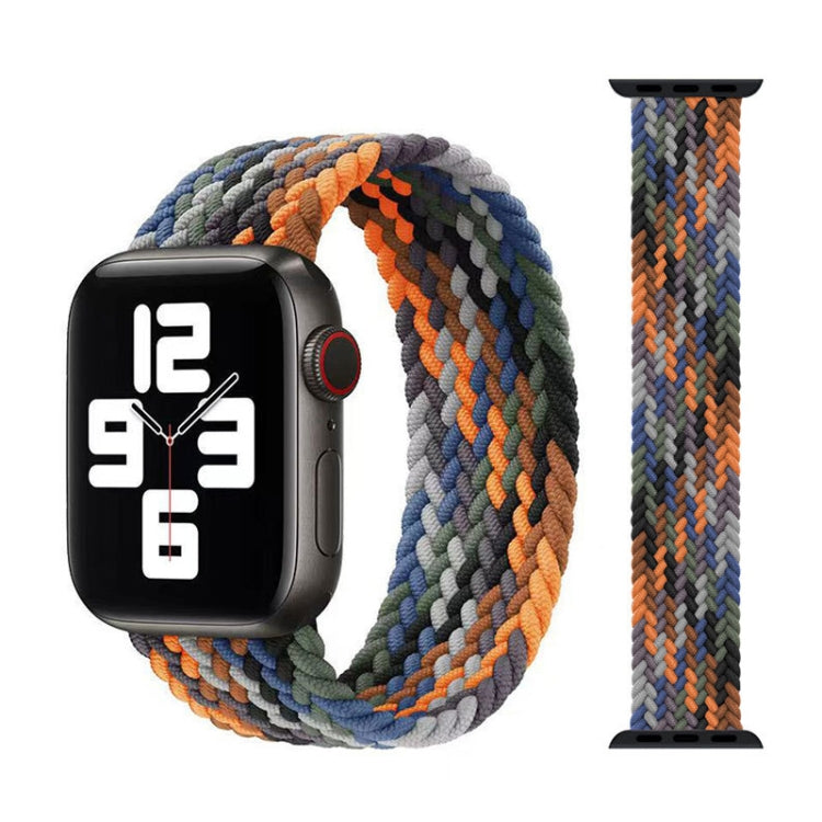 สายรัดนาฬิกาไนลอนถักหัวโลหะ ขนาด: XS 128 มม. สำหรับ Apple Watch Series 6 & SE & 5 & 4 40 มม. / 3 & 2 & 1 38 มม., XS 128 มม. 40 มม. / 38 มม.